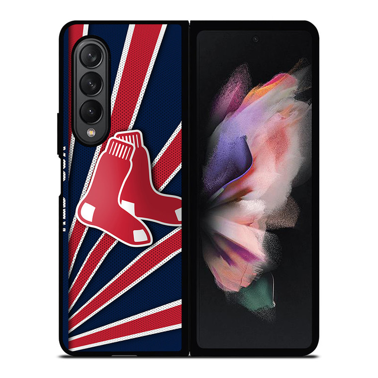 BOSTON RED SOX MLB ICON Samsung Galaxy Z Fold 3 Case Cover