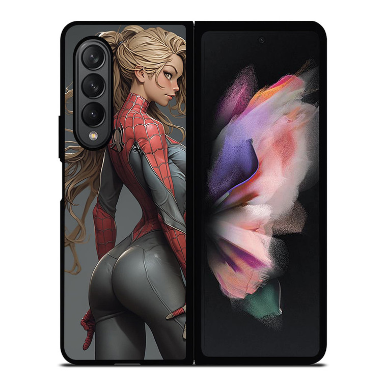 CARTOON SPIDER GIRL SEXY MARVEL COMICS Samsung Galaxy Z Fold 3 Case Cover