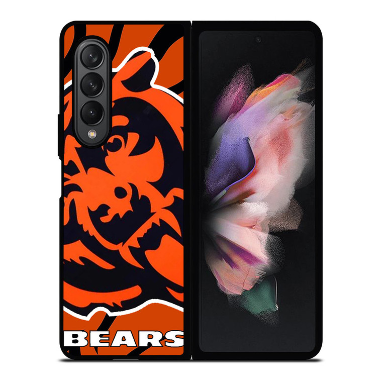 CHICAGO BEARS FOOTBALL SYMBOL Samsung Galaxy Z Fold 3 Case Cover