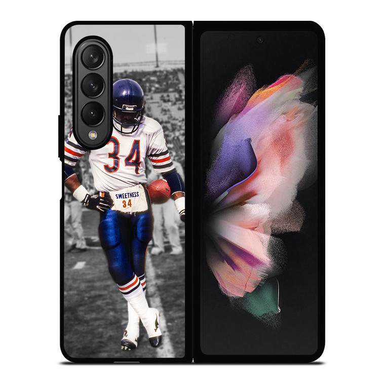 CHICAGO BEARS WALTER PAYTON 34 Samsung Galaxy Z Fold 3 Case Cover