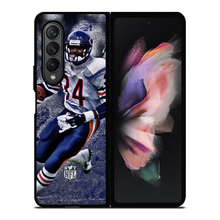 CHICAGO BEARS WALTER PAYTON NFL Samsung Galaxy Z Fold 3 Case Cover