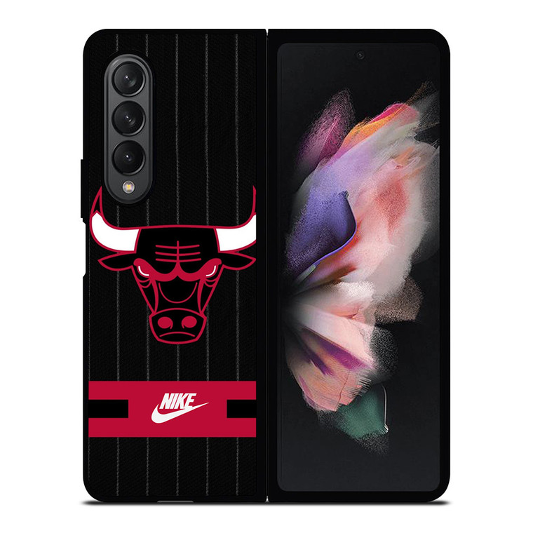 CHICAGO BULLS NIKE STRIPE Samsung Galaxy Z Fold 3 Case Cover