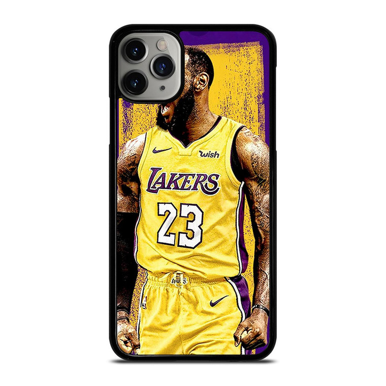 LEBRON JAMES LA LAKERS ART iPhone 11 Pro Max Case Cover