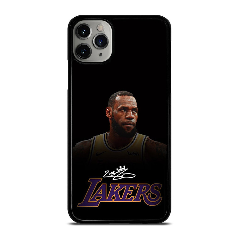 LEBRON JAMES LA LAKERS AUTOGRAPH iPhone 11 Pro Max Case Cover