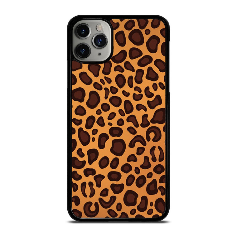 LEAPARD BROWN PATTERN iPhone 11 Pro Max Case Cover