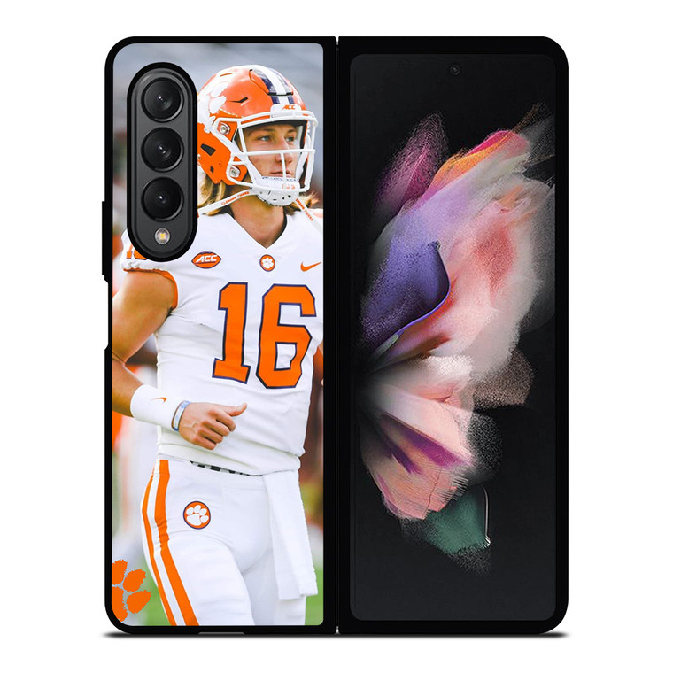 CLEMSON FOOTBALL TREVOR LAWRENCE Samsung Galaxy Z Fold 3 Case Cover