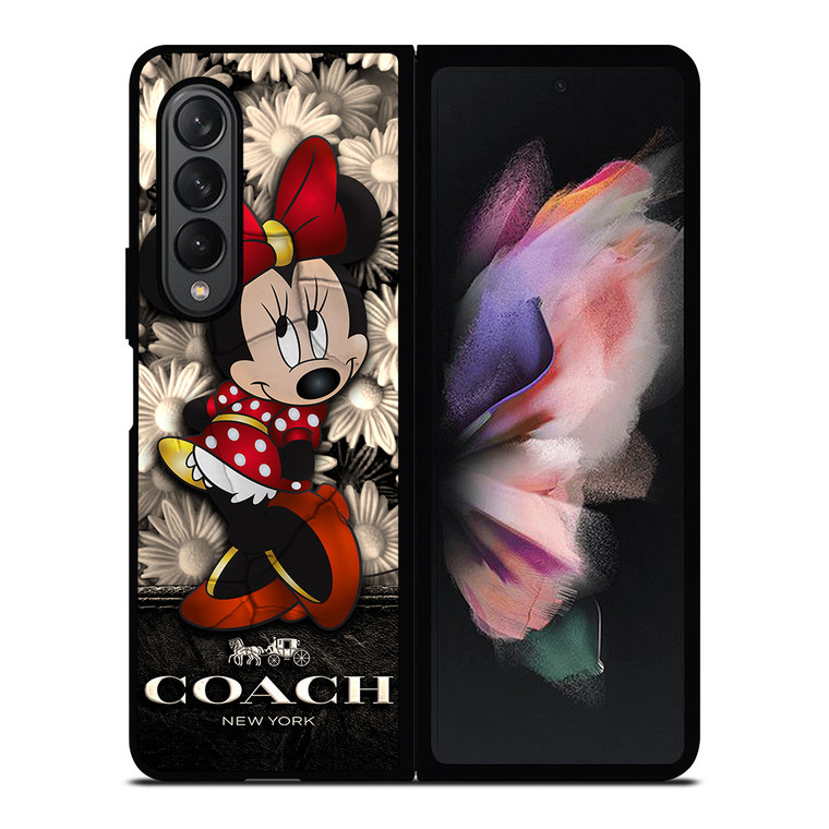 COACH FLOWER MINNIE MOUSE Samsung Galaxy Z Fold 3 Case Cover
