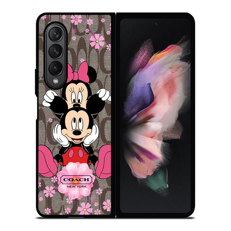 COACH MICKEY and MINNIE MOUSE Samsung Galaxy Z Fold 3 Case Cover