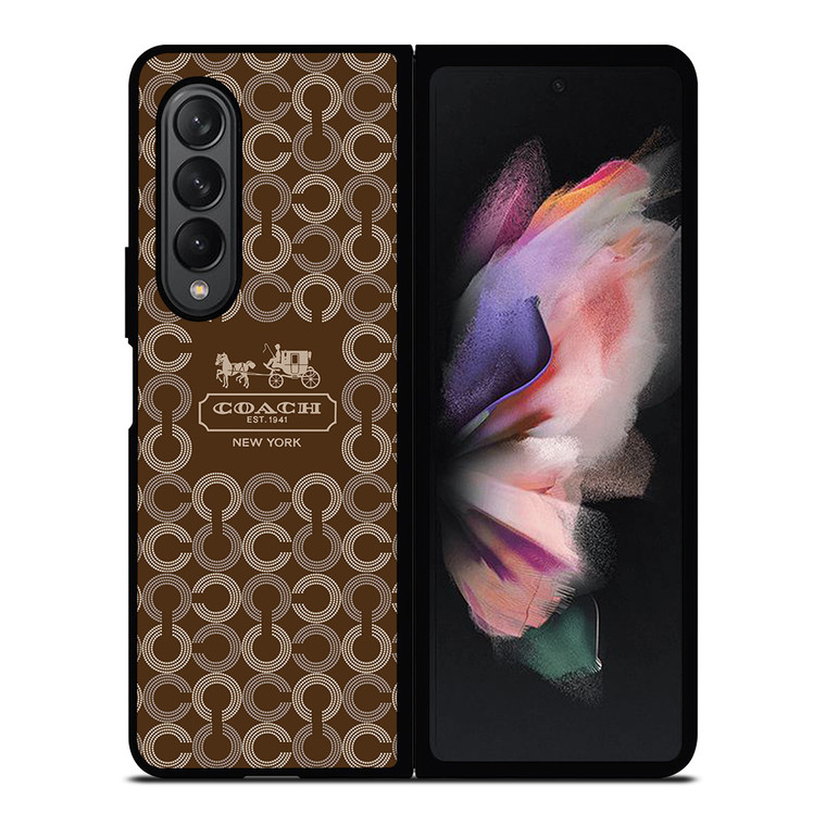 COACH NEW YORK 1941 Samsung Galaxy Z Fold 3 Case Cover COACH NEW YORK 1941 Samsung Galaxy Z Fold 3 Case Cover