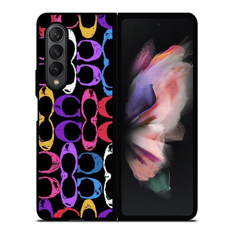 COACH NEW YORK ART LOGO Samsung Galaxy Z Fold 3 Case Cover