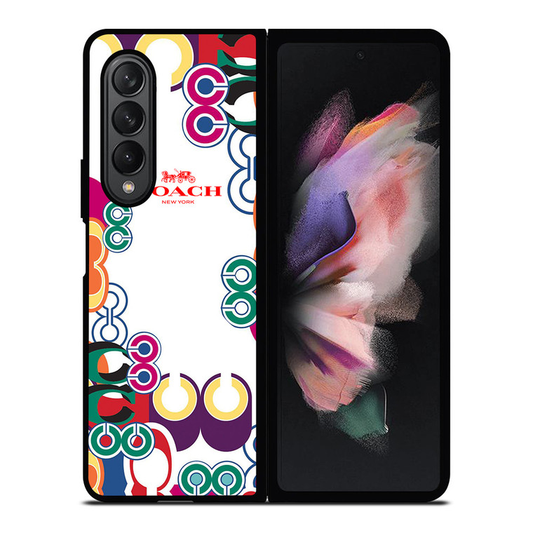 COACH NEW YORK COLOR Samsung Galaxy Z Fold 3 Case Cover