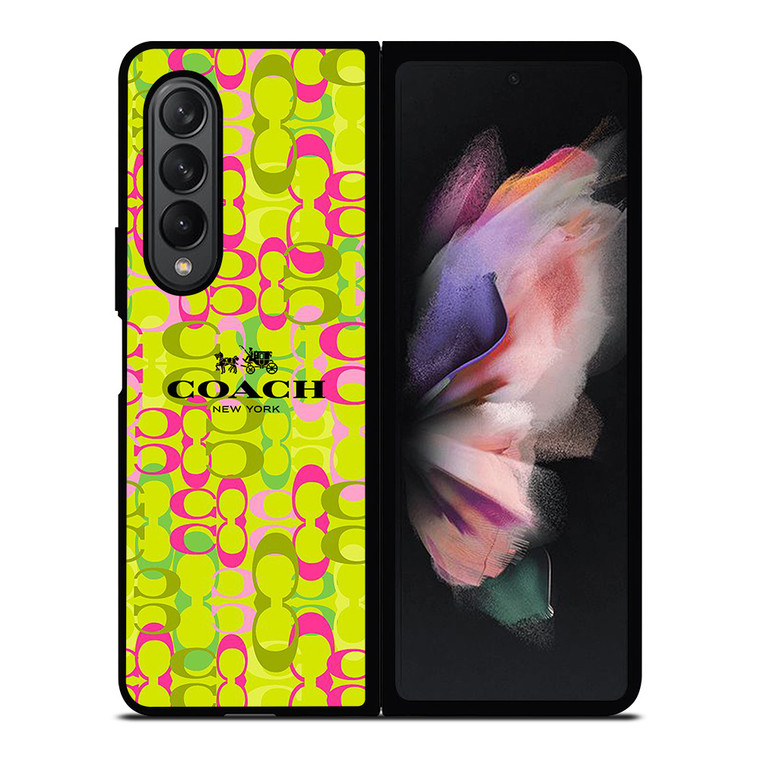 COACH NEW YORK NEW DESIGN Samsung Galaxy Z Fold 3 Case Cover COACH NEW YORK NEW DESIGN Samsung Galaxy Z Fold 3 Case Cover