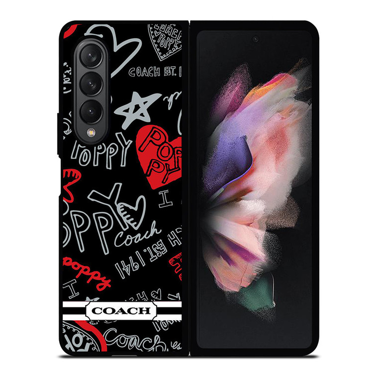 COACH NEW YORK POPPY Samsung Galaxy Z Fold 3 Case Cover