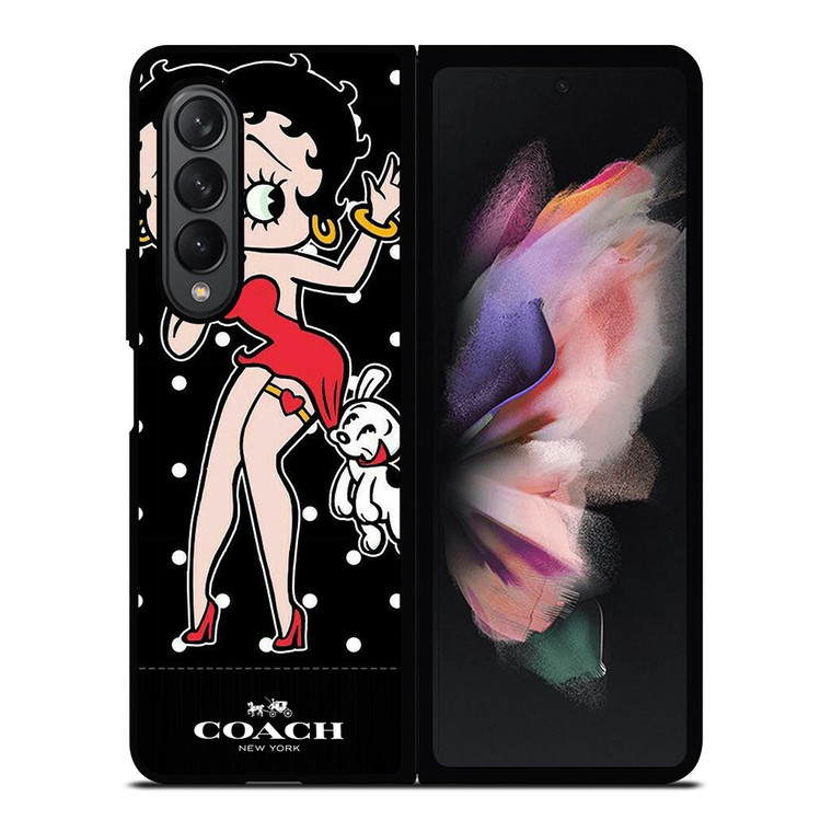 COACH NEW YORK X SEXY BETTY BOOP Samsung Galaxy Z Fold 3 Case Cover
