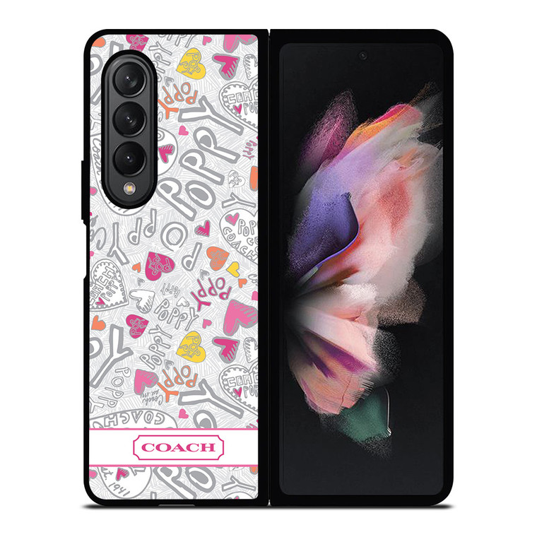 COACH POPPY COLOR Samsung Galaxy Z Fold 3 Case Cover