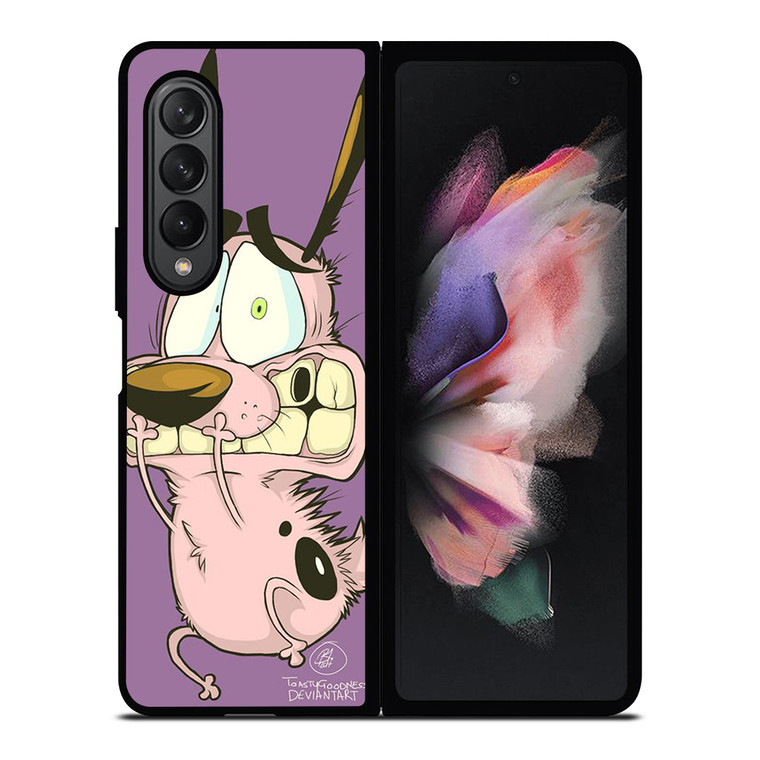 COURAGE THE COWARDLY DOG Samsung Galaxy Z Fold 3 Case Cover