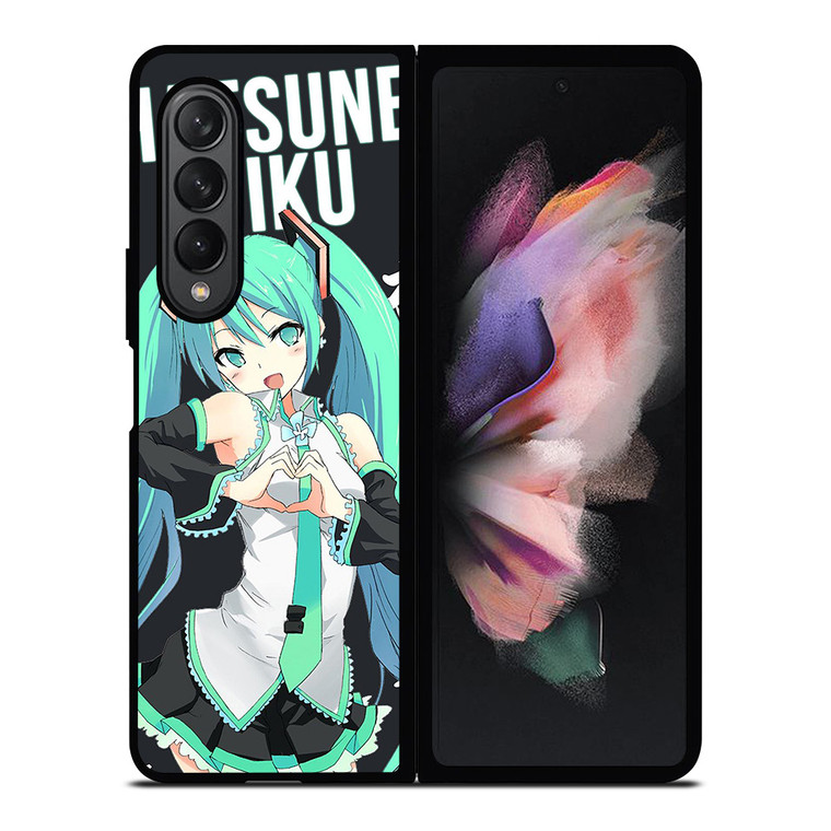 CUTE HATSUNE MIKU Samsung Galaxy Z Fold 3 Case Cover