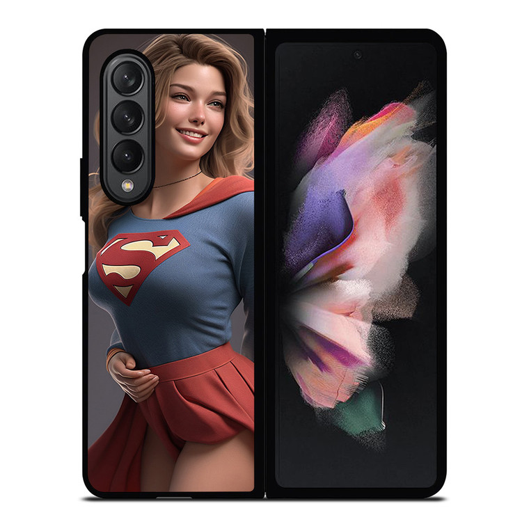 DC SUPERHERO SUPERGIRL SEXY Samsung Galaxy Z Fold 3 Case Cover DC SUPERHERO SUPERGIRL SEXY Samsung Galaxy Z Fold 3 Case Cover