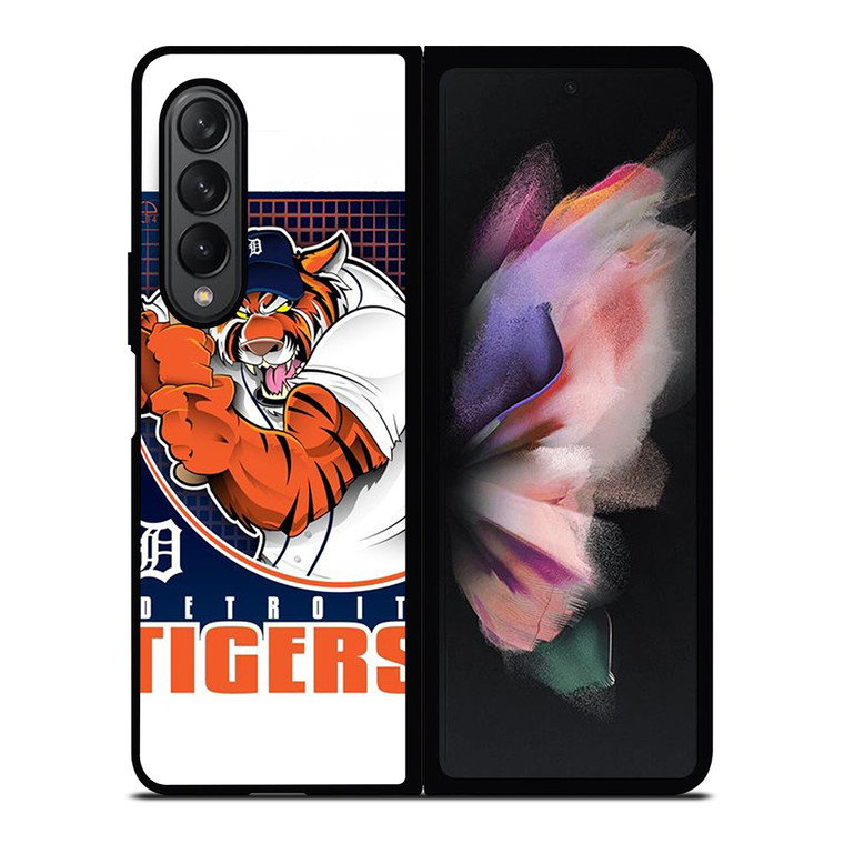 DETORIT TIGERS CLUB LOGO BASEBALL TEAM MLB ICON Samsung Galaxy Z Fold 3 Case Cover