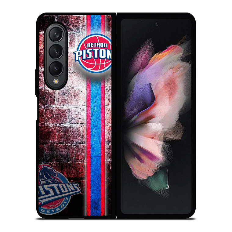 DETROIT PISTONS WALL LOGO Samsung Galaxy Z Fold 3 Case Cover