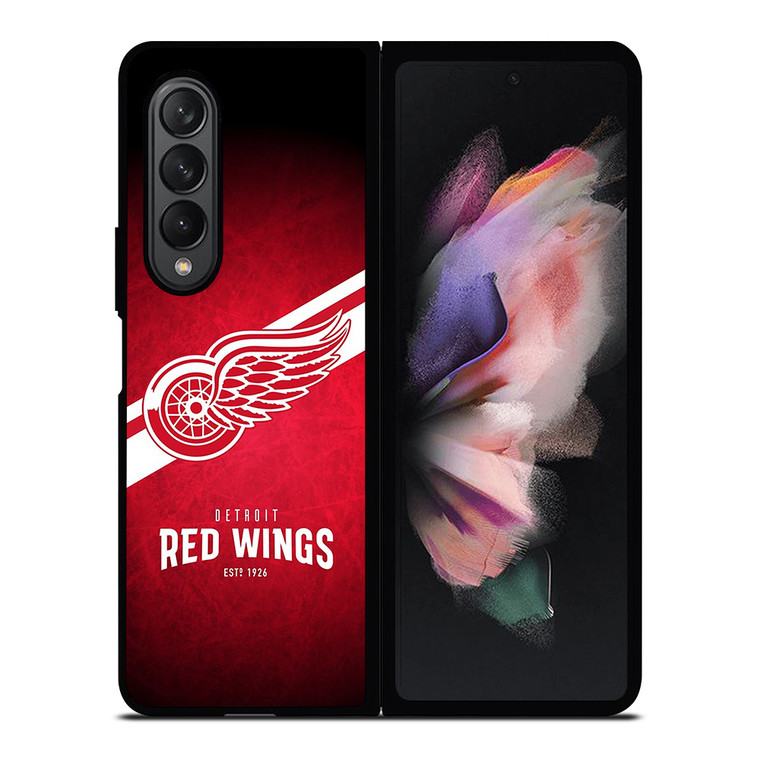 DETROIT RED WINGS NHL TEAM LOGO Samsung Galaxy Z Fold 3 Case Cover