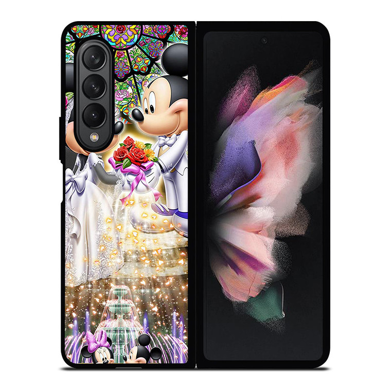 DISNEY MICKEY AND MINI MOUSE Wedding Samsung Galaxy Z Fold 3 Case Cover