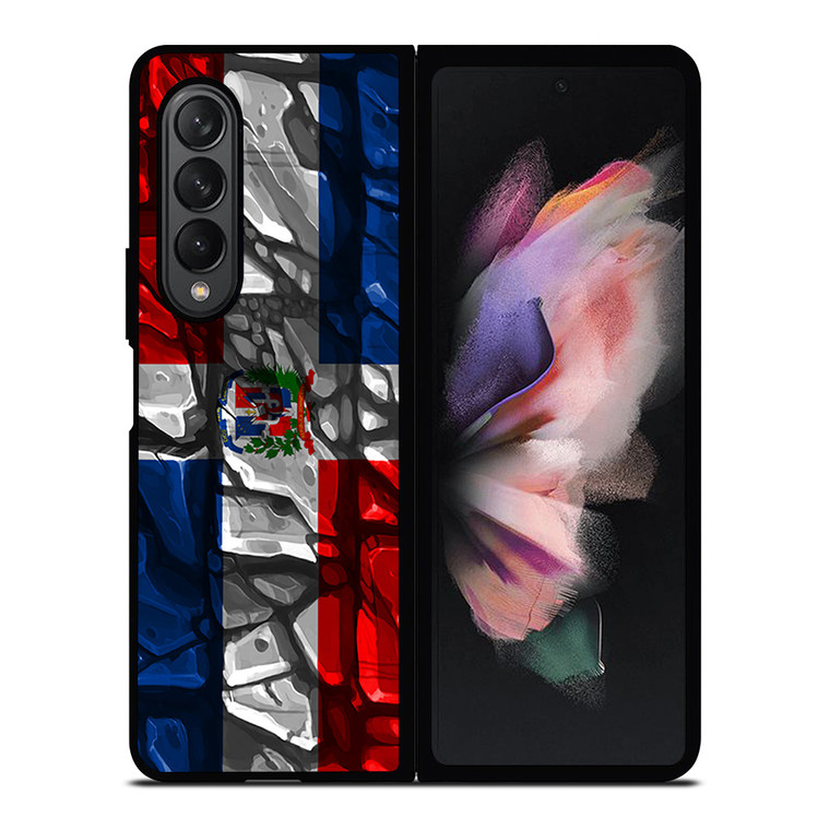 DOMINICAN REPUBLIC FLAG Samsung Galaxy Z Fold 3 Case Cover