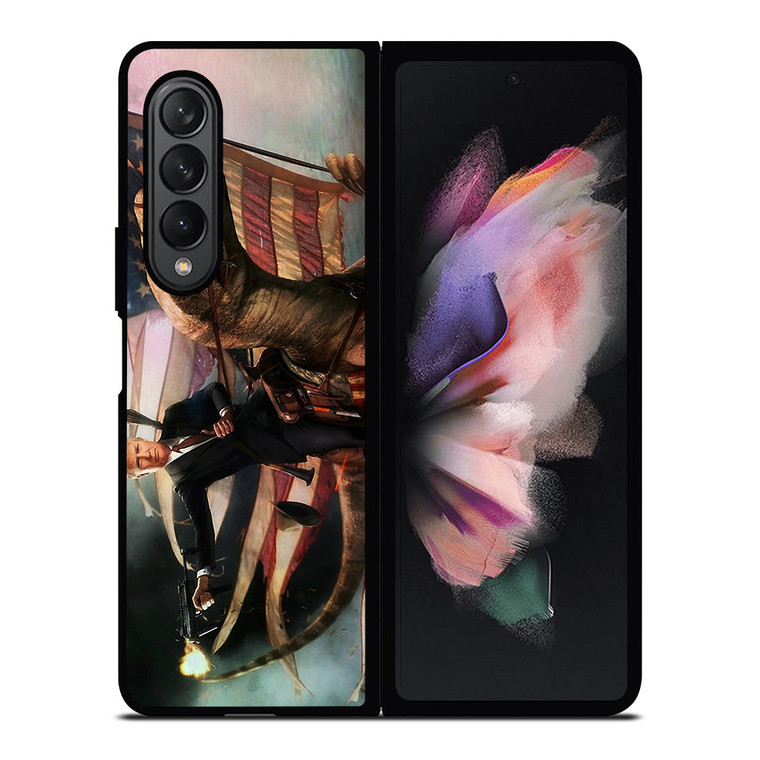 DONALD TRUMP AMERICAN RAPTOR Samsung Galaxy Z Fold 3 Case Cover
