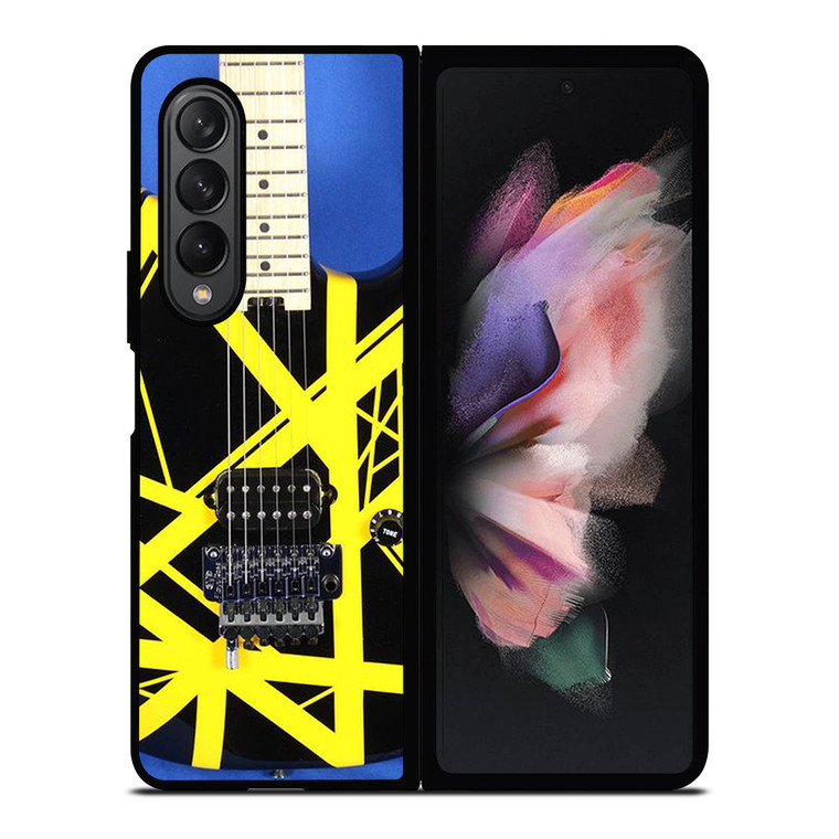 EDDIE VAN HALEN GUITAR YELLOW Samsung Galaxy Z Fold 3 Case Cover