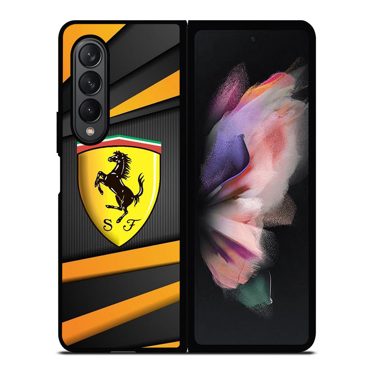 FERRARI SPORT CAR EMBLEM Samsung Galaxy Z Fold 3 Case Cover