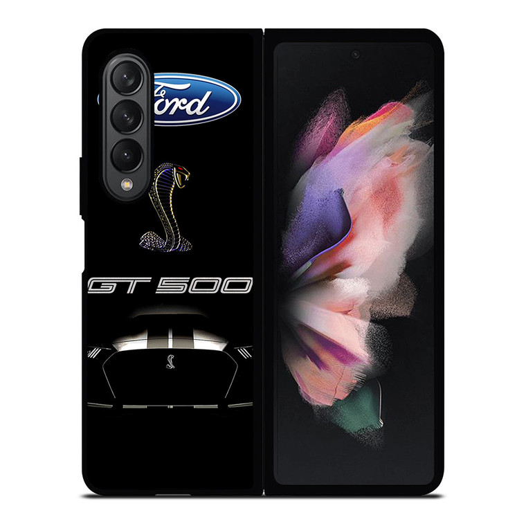 FORD MUSTANG GT BLACK Samsung Galaxy Z Fold 3 Case Cover