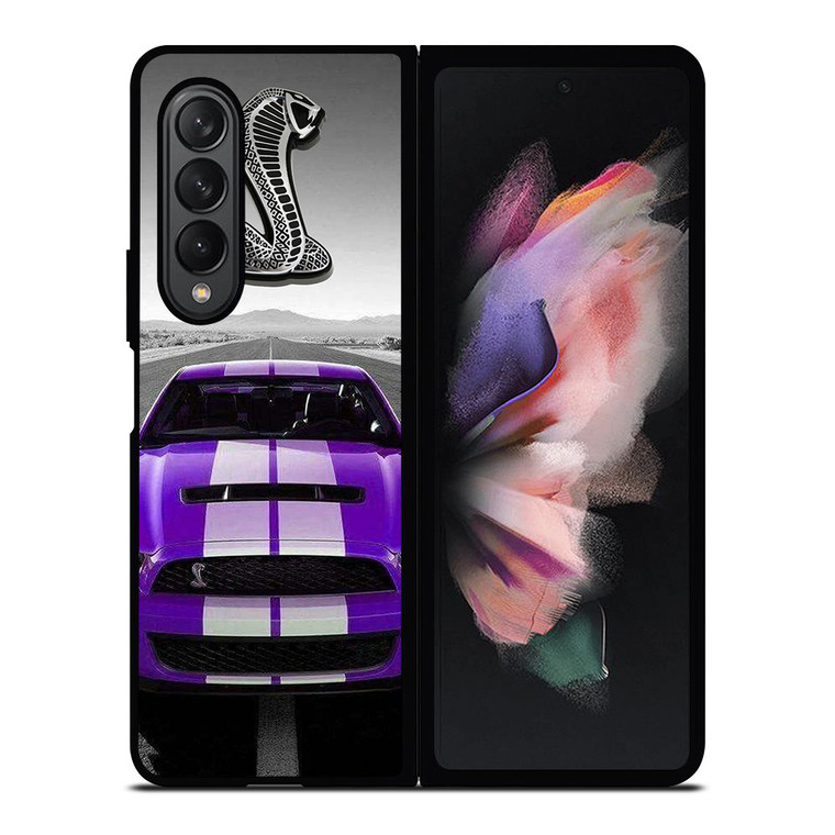 FORD MUSTANG SHELBY PURPLE Samsung Galaxy Z Fold 3 Case Cover
