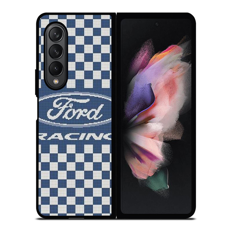 FORD RACING PATTERN Samsung Galaxy Z Fold 3 Case Cover
