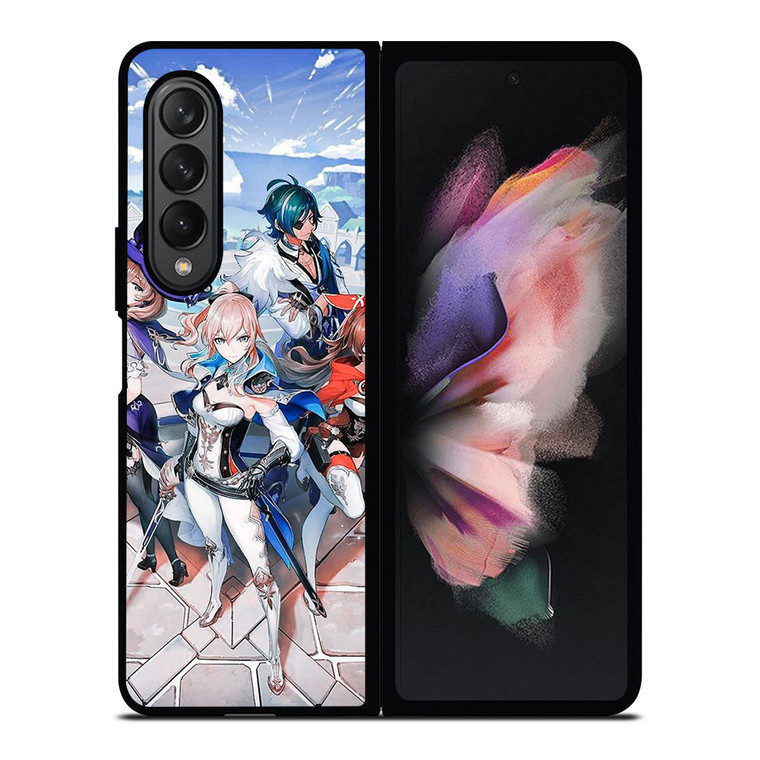 GAME CHARACTERS OF GENSHIN IMPACT Samsung Galaxy Z Fold 3 Case Cover