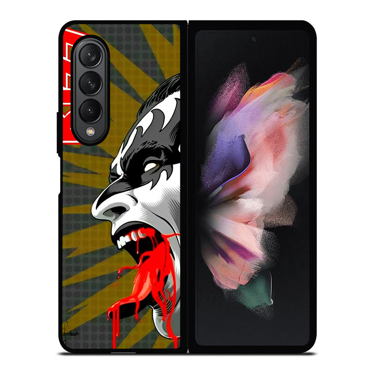 GENE SIMMONS KISS BAND ART Samsung Galaxy Z Fold 3 Case Cover