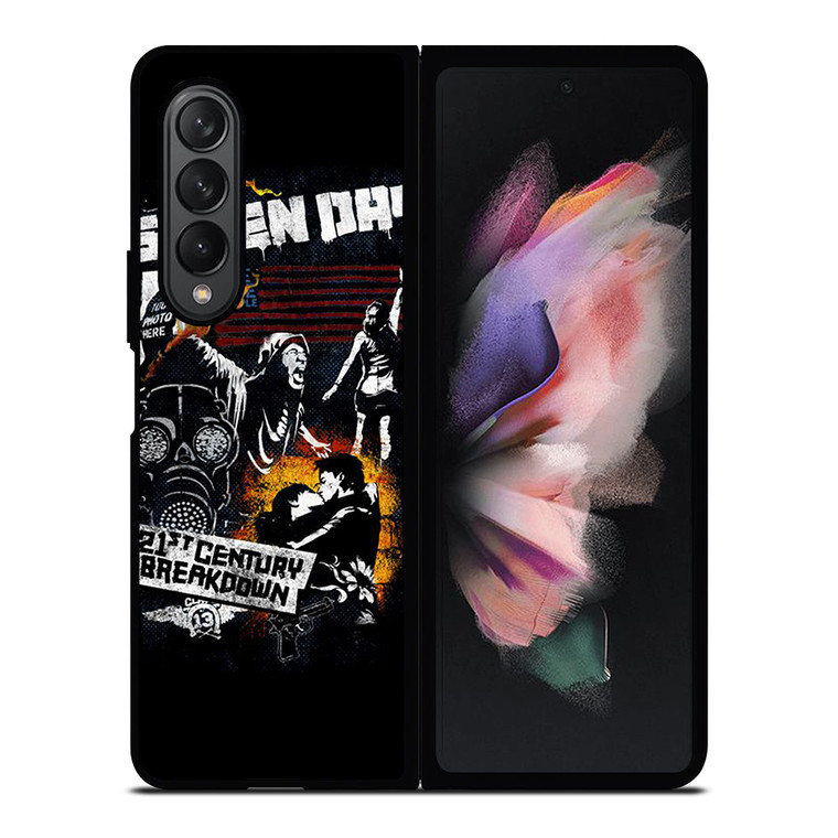 GREEN DAY BAND POSTER Samsung Galaxy Z Fold 3 Case Cover