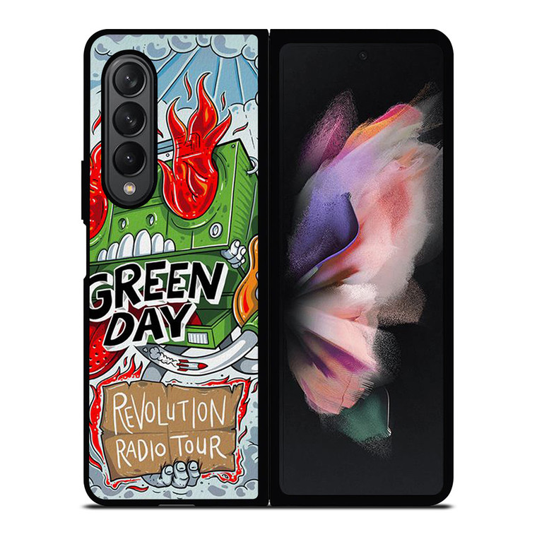 GREEN DAY BAND REVOLUTION RADIO TOUR Samsung Galaxy Z Fold 3 Case Cover