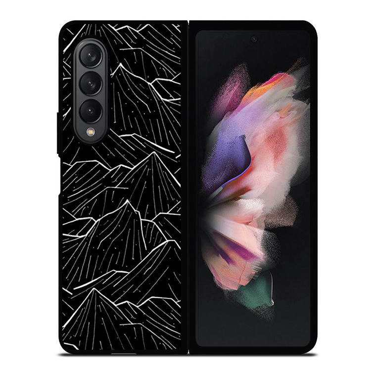 HAND DRAWING DARK MOUNTAIN Samsung Galaxy Z Fold 3 Case Cover