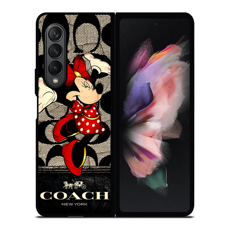 HAPPY COACH MINNIY MOUSE Samsung Galaxy Z Fold 3 Case Cover