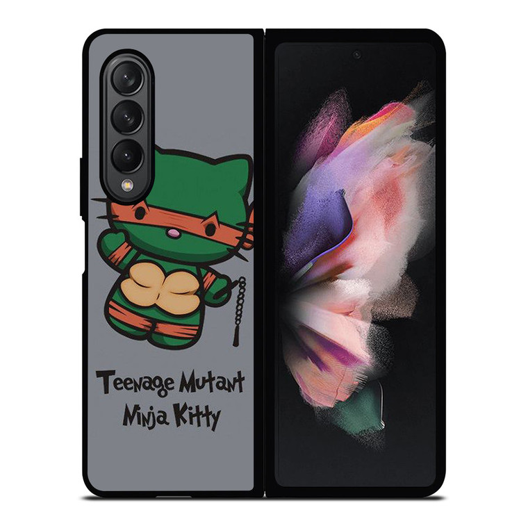 HELLO KITTY TMNT TEENAGE MUTANT NINJA KITTY Samsung Galaxy Z Fold 3 Case Cover HELLO KITTY TMNT TEENAGE MUTANT NINJA KITTY Samsung Galaxy Z Fold 3 Case Cover