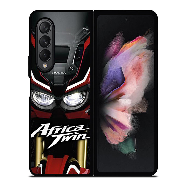 HONDA AFRICA TWIN FRONT VIEW Samsung Galaxy Z Fold 3 Case Cover
