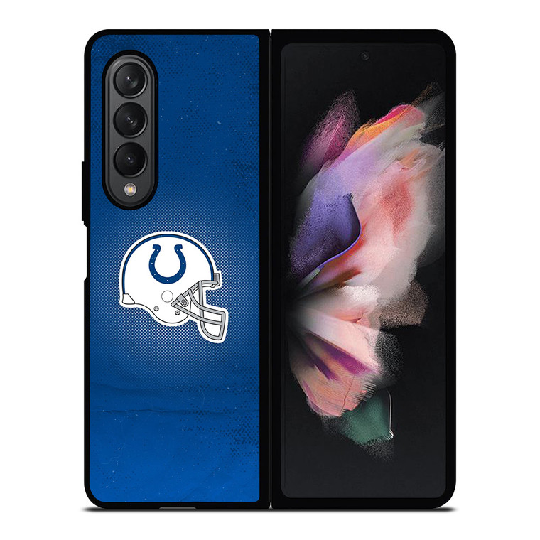 INDIANAPOLIS COLTS NFL HELMET Samsung Galaxy Z Fold 3 Case Cover