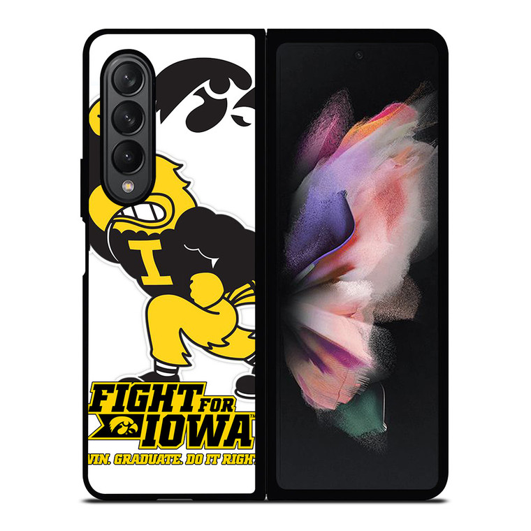 IOWA HAWKEYES MASCOT 2 Samsung Galaxy Z Fold 3 Case Cover