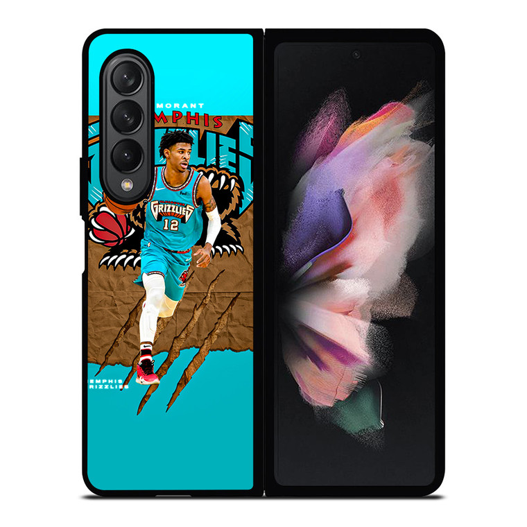 JA MORANT MEMPHIS GRIZZLIES NBA Samsung Galaxy Z Fold 3 Case Cover