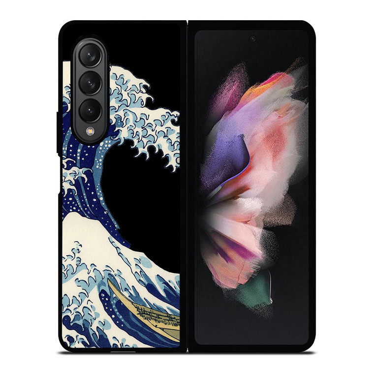JAPANESE WAVE ART Samsung Galaxy Z Fold 3 Case Cover