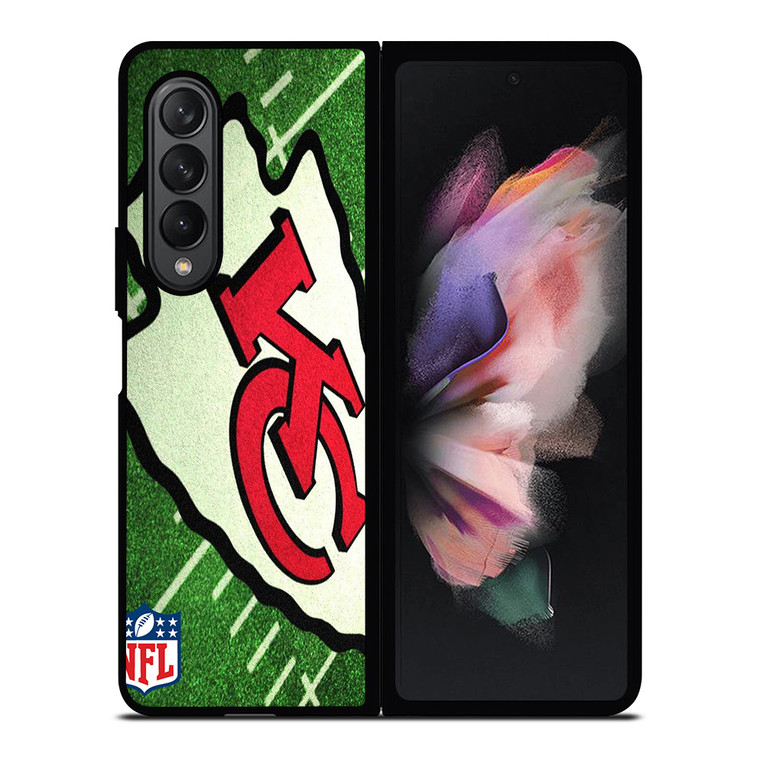 KANSAS CITY CHIEFS NFL FIELD Samsung Galaxy Z Fold 3 Case Cover