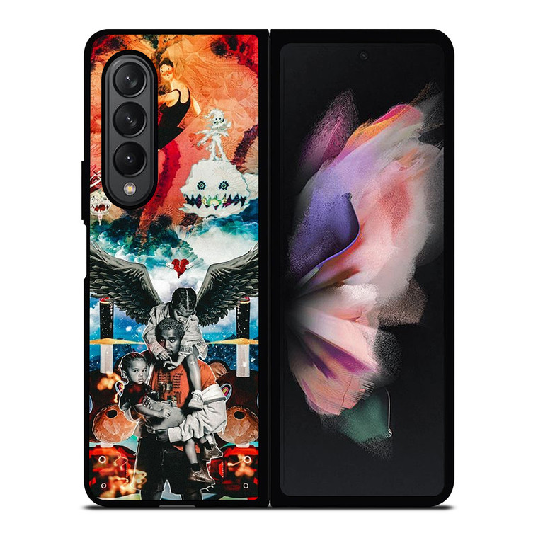 KANYE WEST ANGELS COLLAGE Samsung Galaxy Z Fold 3 Case Cover