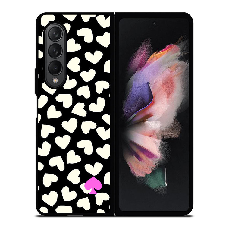 KATE SPADE LOVE HEART POLKADOTS Samsung Galaxy Z Fold 3 Case Cover