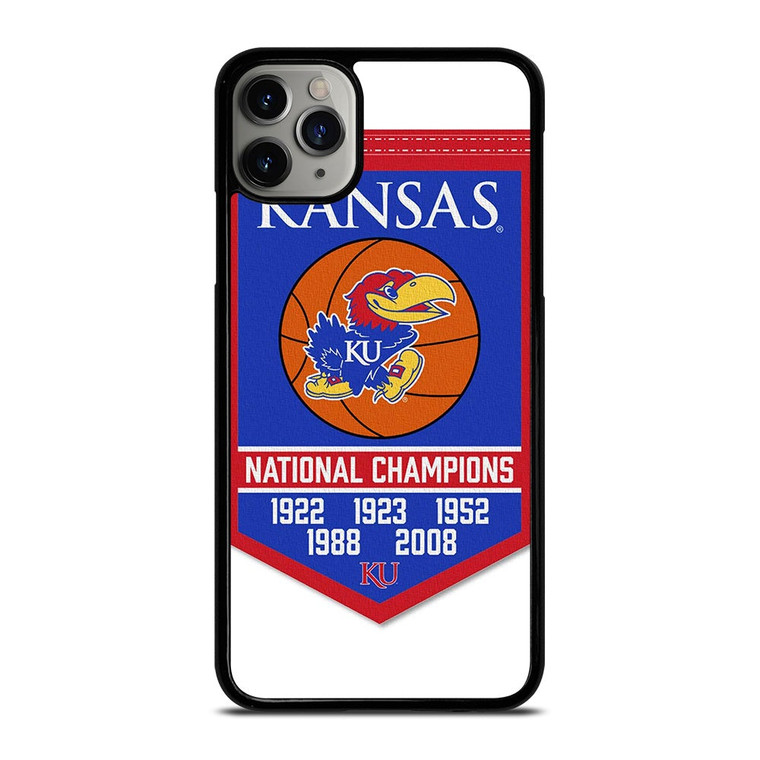 KANSAS JAYHAWKS UNIVERSITY BASKETBALL iPhone 11 Pro Max Case Cover