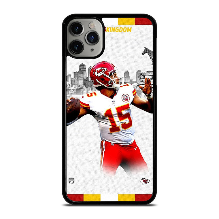 KANSAS CITY PATRICK MAHOMES NFL FOOTBALL iPhone 11 Pro Max Case Cover